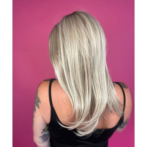 Rebel Gypsy “ Finally over” luxury monofilament hand-tied left parting wig main image 5
